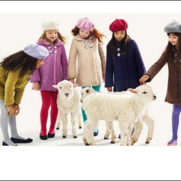 New wool beret 2-8 years off white - Picture 4 of 6